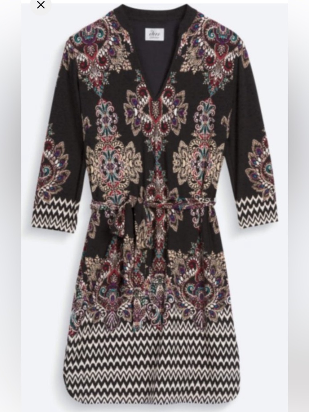 DM Collection Jeraldeen Jersey Shirt Dress - Size 14